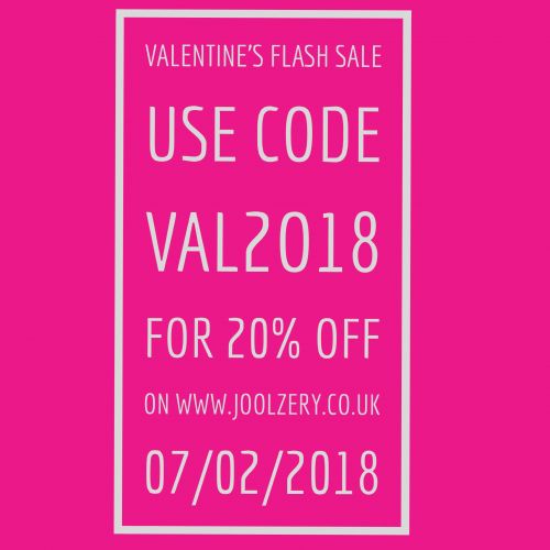 2018 Valentine's Day Flash Sale Voucher Code
